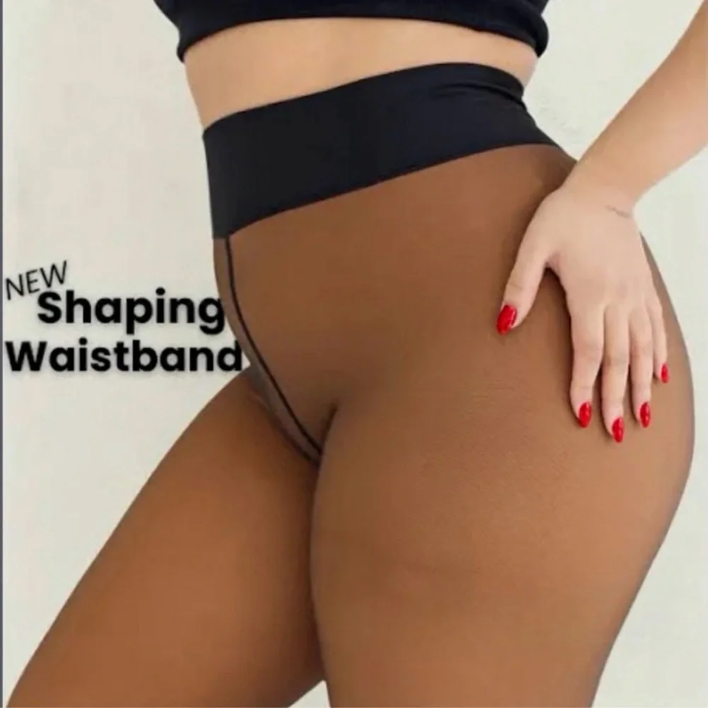 Fleece High-Waist Lined Tights For All Skin Tones XL is SIZE 18-24 NWT
